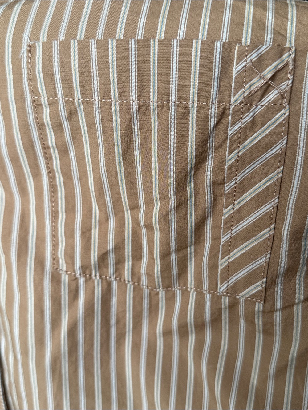 Free People Sabine Striped Articulated Shirt Button Down Cotton Sz XL NWOT - Picture 9 of 16